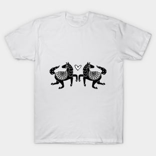 Two Swedish Horses T-Shirt